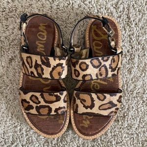 Sam Edelman Leopard Sandals